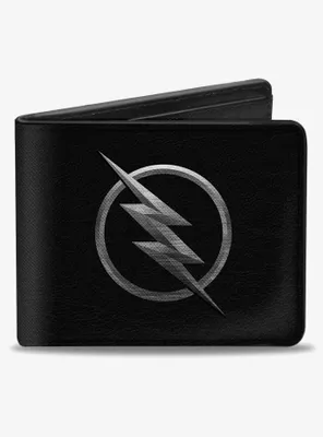 DC Comics Reverse Flash Logo Etching Bifold Wallet