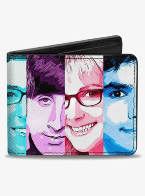 The Big Bang Theory Characters Panels Bifold Wallet