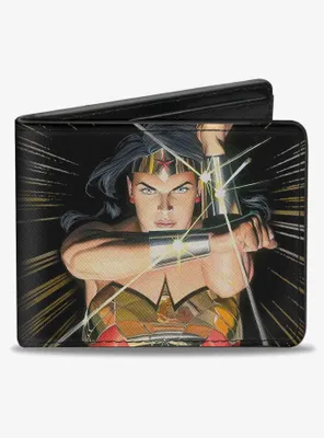 DC Comics Wonder Woman Mythology Crossed Pose Bifold Wallet