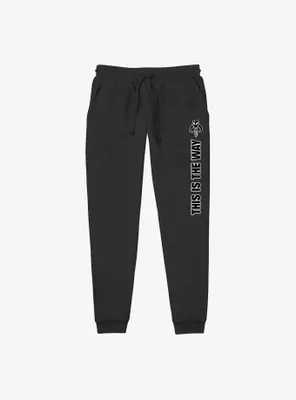 Star Wars The Mandalorian This Is Way Sleeve Jogger Sweatpants