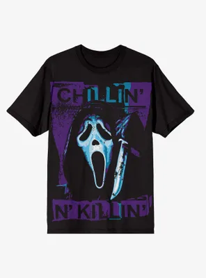 Scream Ghost Face Jumbo Chillin' T-Shirt