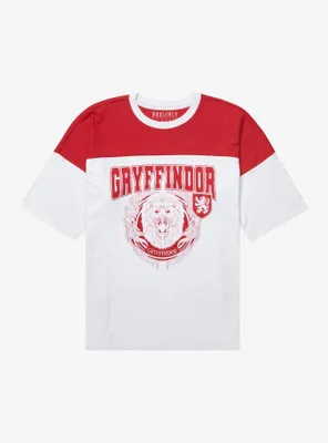 Harry Potter Gryffindor Color Block Varsity T-Shirt - BoxLunch Exclusive