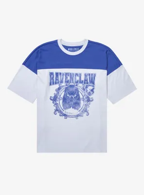 Harry Potter Ravenclaw Color Block Varsity T-Shirt - BoxLunch Exclusive