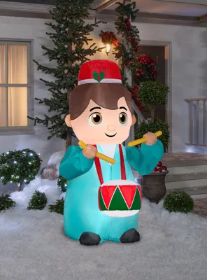 Christmas Drummer Animated Airblown
