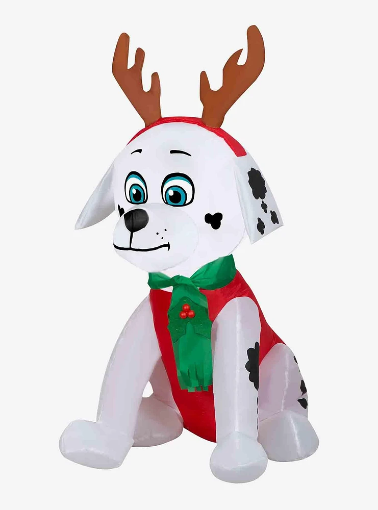 Nickelodeon Paw Patrol Marshall With Antlers And Scarf Small Airblown