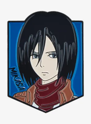 Attack on Titan Mikasa Portrait Enamel Pin - BoxLunch Exclusive