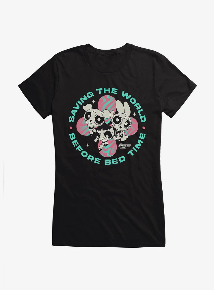 The Powerpuff Girls Saving World T-Shirt