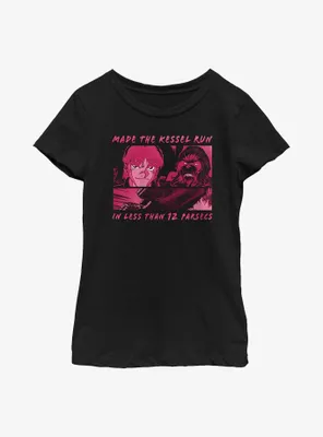 Star Wars Han Solo and Chewie Kessel Run Youth Girls T-Shirt