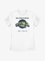 Star Wars Millennium Falcon Japanese Womens T-Shirt