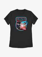 Star Wars Light Saber Jedi Fight Womens T-Shirt