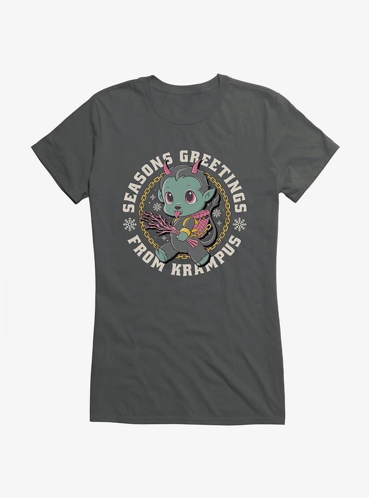 Season's Greetings From Krampus Chibi Girls T-Shirt