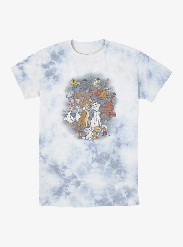 Disney Aristocats Family Portrait Tie-Dye T-Shirt