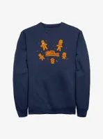 The Simpsons Gingerbread Family Sweatshirt