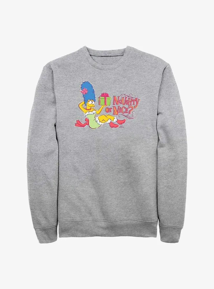 The Simpsons Naughty or Nice Sweatshirt