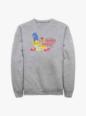 The Simpsons Naughty or Nice Sweatshirt