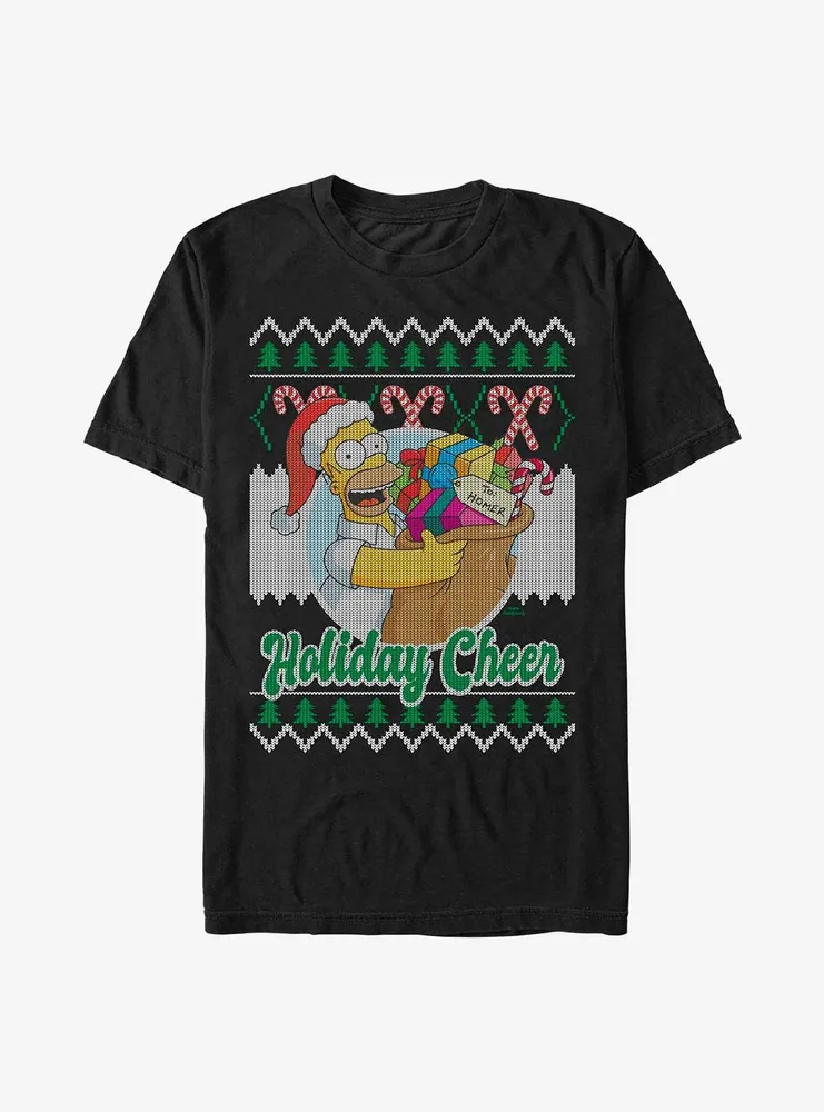 The Simpsons Homer Ugly Christmas T-Shirt