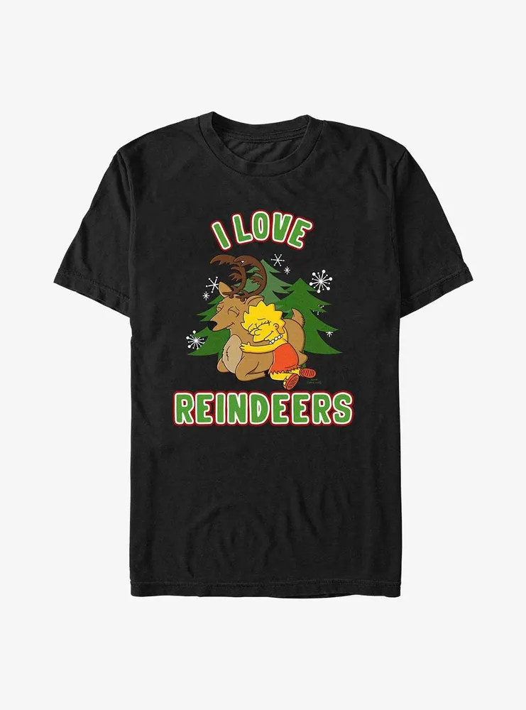 The Simpsons Lisa Loves Reindeers T-Shirt