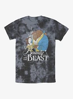 Disney Beauty and the Beast Classic Poster Tie-Dye T-Shirt