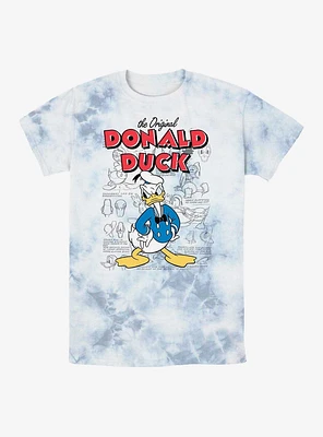 Disney Donald Duck Original Sketch Tie-Dye T-Shirt