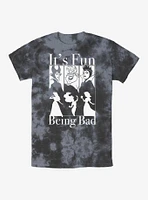 Disney Princesses It's Fun Being Bad Tie-Dye T-Shirt