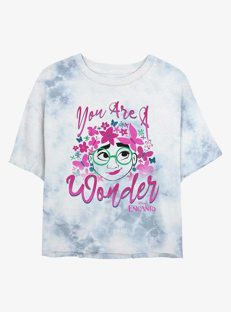 Disney Encanto Mirabel You Are A Wonder Tie-Dye Girls Crop T-Shirt