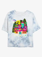 Disney Encanto Casa Madrigal Tie-Dye Girls Crop T-Shirt