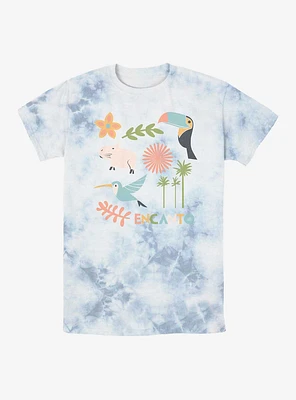Disney Encanto Animals Tie-Dye T-Shirt