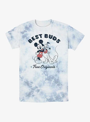 Disney Mickey Mouse Best Buds & Pluto Tie-Dye T-Shirt