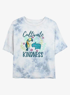 Disney Encanto Kindness Tie-Dye Girls Crop T-Shirt