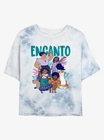 Disney Encanto Family Together Tie-Dye Girls Crop T-Shirt