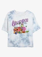 Disney Encanto Welcome Spanish Tie-Dye Girls Crop T-Shirt