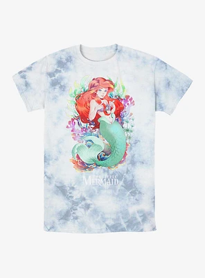 Disney The Little Mermaid Anime Style Ariel Tie-Dye T-Shirt