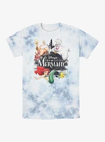 Disney The Little Mermaid Watercolor Poster Tie-Dye T-Shirt