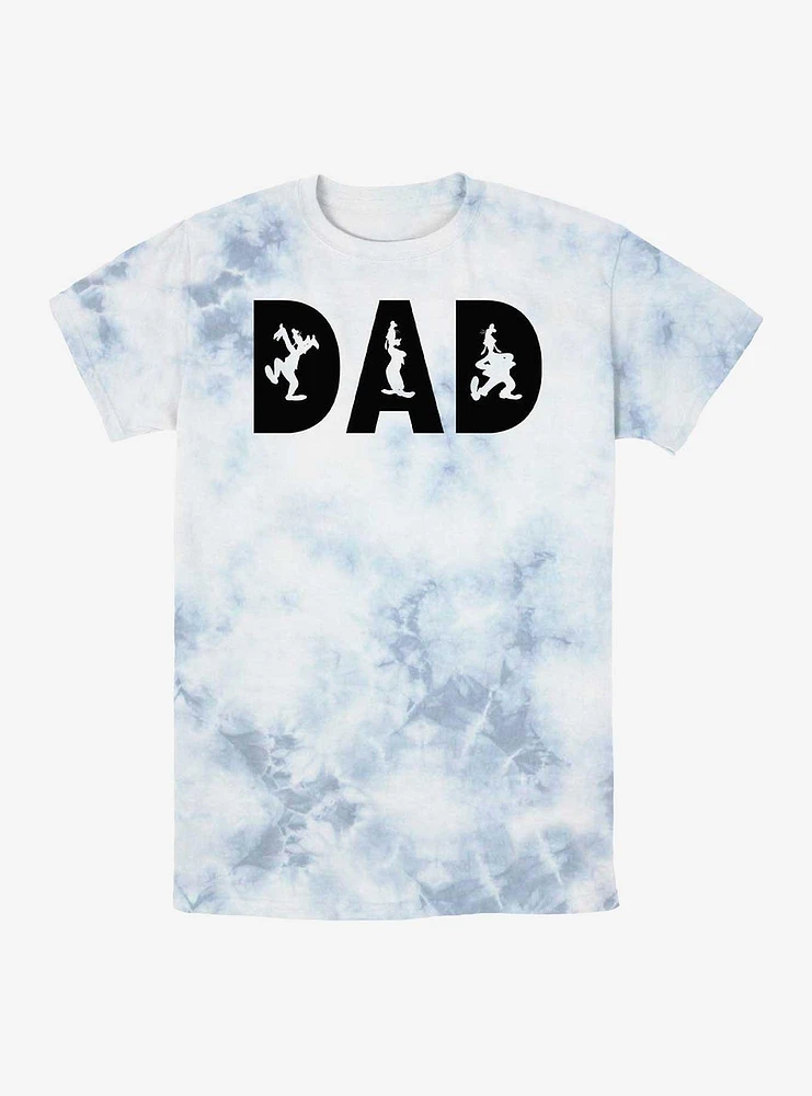 Disney Mickey Mouse Goofy Dad Tie-Dye T-Shirt