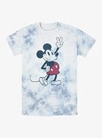 Disney Mickey Mouse Plaid Tie-Dye T-Shirt