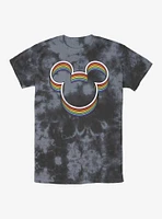 Disney Mickey Mouse Rainbow Ears Tie-Dye T-Shirt