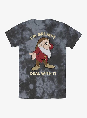 Disney Snow White and the Seven Dwarfs Grumpy Deal With It Tie-Dye T-Shirt