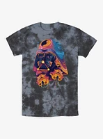 Star Wars Drippy Vader Helmet Tie-Dye T-Shirt