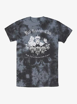 Disney Villains Bad Witches Club Ursula, Evil Queen, and Maleficent Tie-Dye T-Shirt
