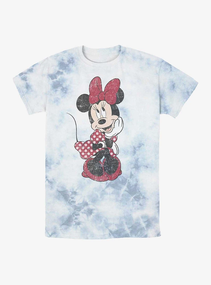 Disney Minnie Mouse Polka Dot Tie-Dye T-Shirt