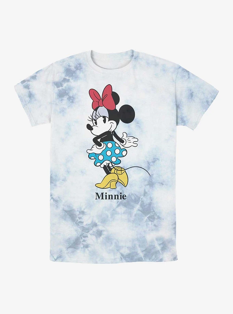 Disney Minnie Mouse Polka Dot Skirt Tie-Dye T-Shirt