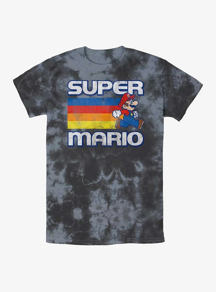 Nintendo Fast Lane Mario Tie-Dye T-Shirt
