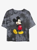 Disney Mickey Mouse Traditional Tie Dye Crop Girls T-Shirt