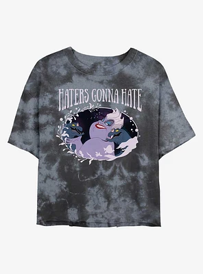 Disney Villains Ursula Haters Tie-Dye Girls Crop T-Shirt