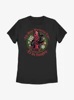 Marvel Deadpool Wonderful Time To Be Naughty Womens T-Shirt