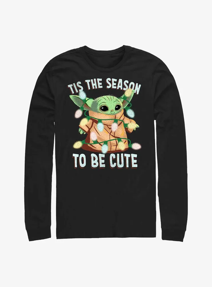 Star Wars The Mandalorian Grogu To Be Cute Long-Sleeve T-Shirt