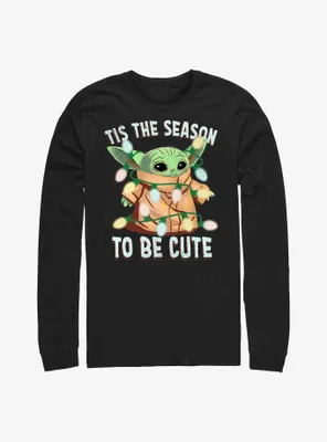 Star Wars The Mandalorian Grogu To Be Cute Long-Sleeve T-Shirt