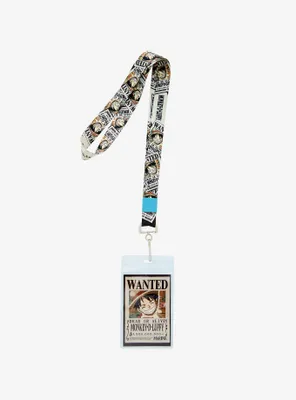 One Piece Wanted Poster Lanyard - BoxLunch Exclusive