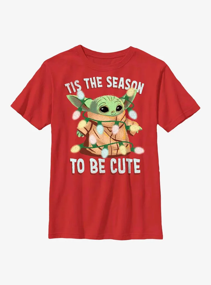 Star Wars The Mandalorian Grogu To Be Cute Youth T-Shirt