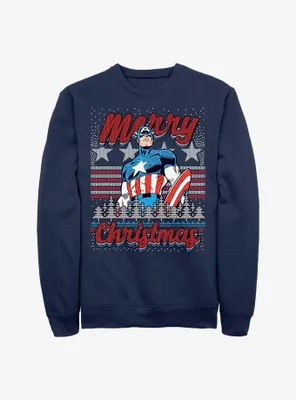 Marvel Captain America Christmas Sweatshirt